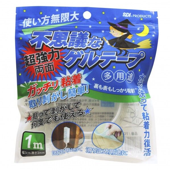 不思議なゲルテープ 透明 30mm×1m FG-1 1巻