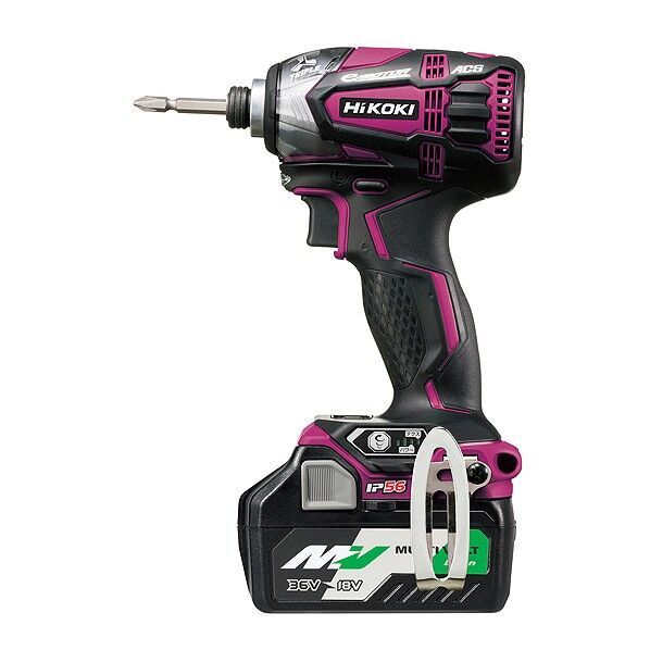 日立インパクトドライバーWH18DDL2パワフルレッド18V,6.0A