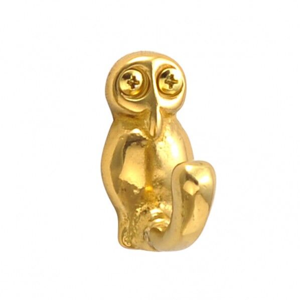 フック フクロウ SS 金色 幅20×高さ40×奥行32mm 610484(264-61484) 1個