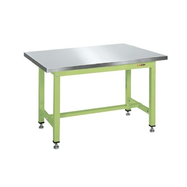 中量作業台 KVタイプ ステンレスカブセ天板 サカエグリーン KV-383PCSU4 1台