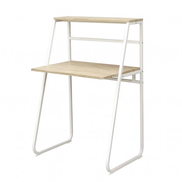 ムーシー パソコンデスク ナチュラル 幅75×奥行50×高さ109.5cm MS-100PD NA 1台