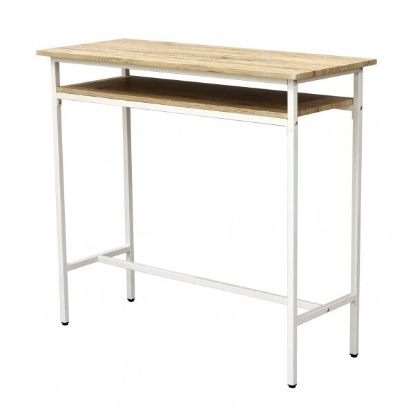 ムーシー カウンターテーブル NA ナチュラル 幅100×奥行40×高さ90cm MS-600KT NA 1台