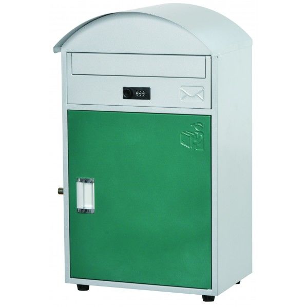 郵便ポスト付き宅配ボックス リシム ラウンド R2 スタンド無し グリーン THB-R2 GR 1台
