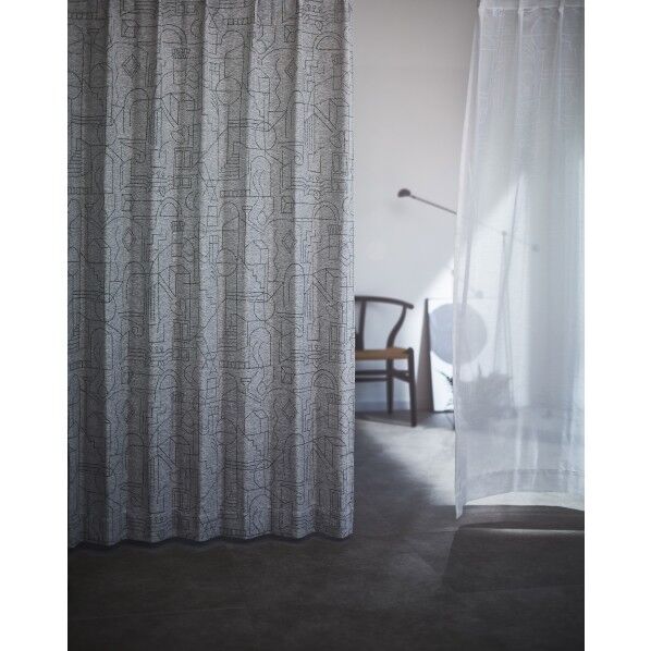 スミノエ 既製遮光カーテン ハウスオブドリーミング 幅100×丈178cm ブラック J1010 1本...