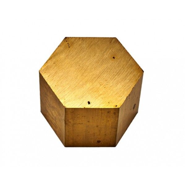 真鍮六角棒(インゴット) 30×10 9446 1個