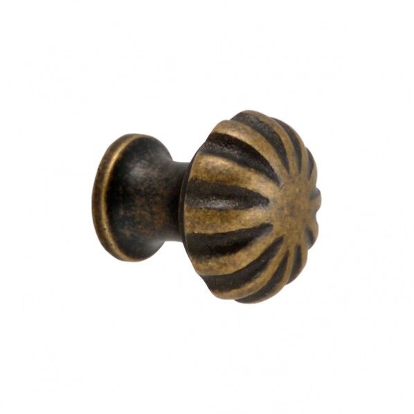 ツマミ 713 20 AN 古色 奥行(D)21×ツマミの直径(M)19×台座の直径(S)10mm 620312(264-62312) 1個