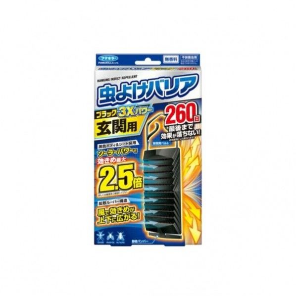 虫よけバリアブラック3XP玄関260日 大容量パック 18個