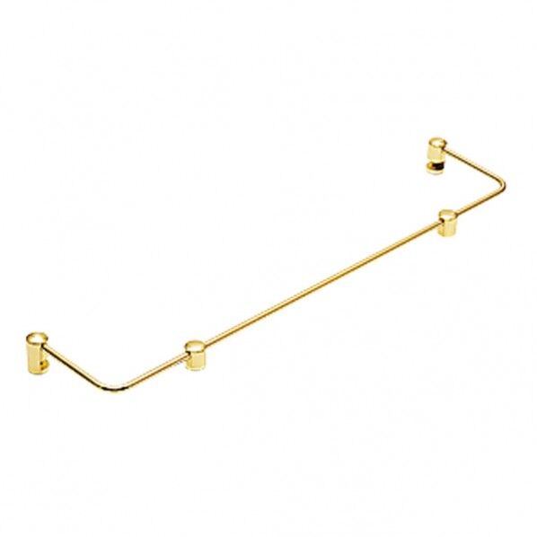 ガラス棚枠 M 金色 幅469×高さ20×奥行103mm 640770(264-64770) 1個