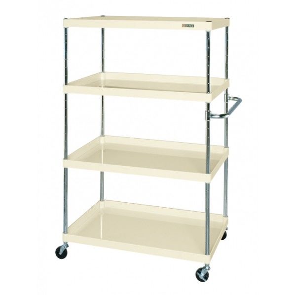 ニューパールワゴン 軽量 PGRタイプ ゴム車 アイボリー PGR-1504NI 1