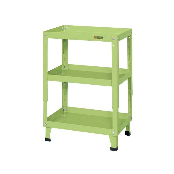 スーパーワゴン 高さ調整タイプ スタンダード サカエグリーン TEMN-350 1