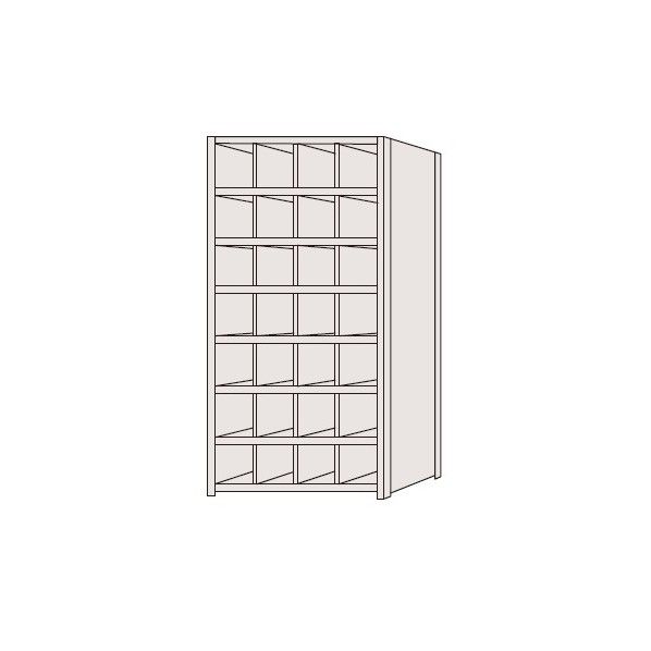 サカエ 区分棚 棚板フラット・100kg/段・4列タイプ NCA110407...