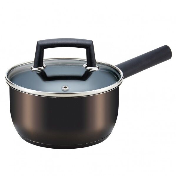 グローリエ ステンレスふっ素IHソースパン