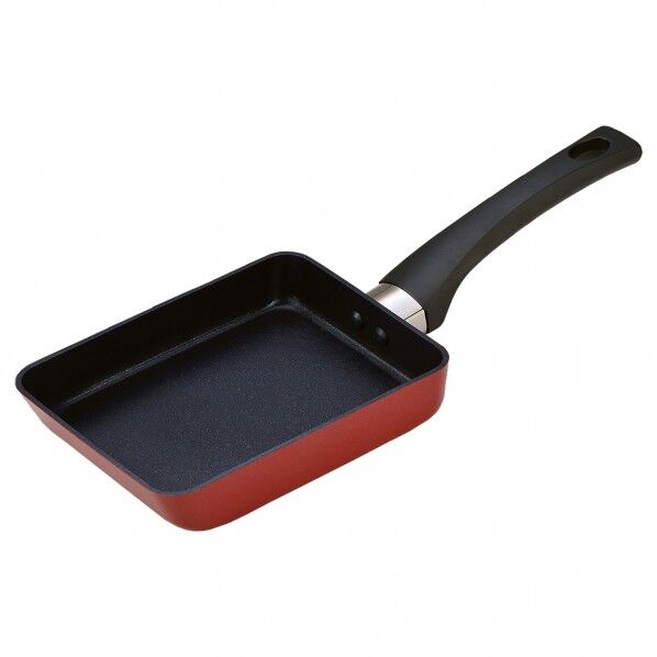 オーセント IH玉子焼き M テフロンプラチナプラス メタリックレッド M ND-5276 1個