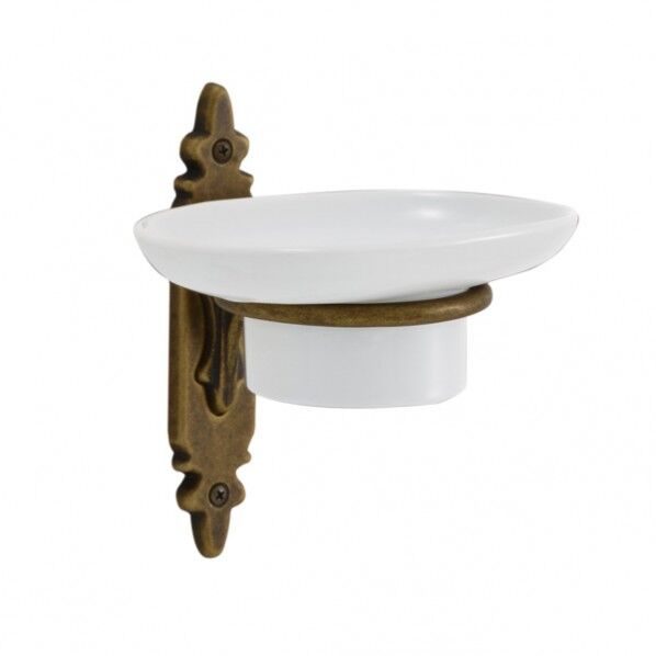 ソープディッシュ CL AN 古色 幅145×高さ148×奥行123mm 640317(264-64317) 1個