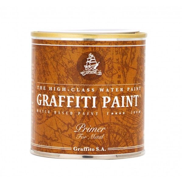 グラフィティーペイント メタルプライマー グレー 200ML GFMP 1個