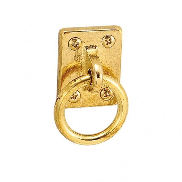 リングプレート 金色 幅35×高さ53×奥行20mm 620280(264-62280) 1個