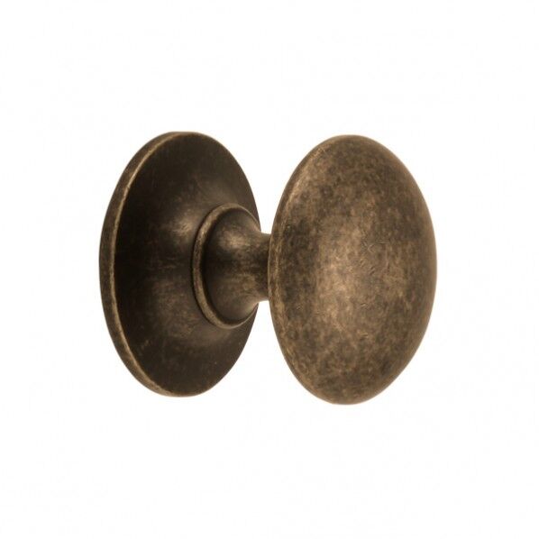 ツマミ 66 25 AN 古色 奥行(D)27×ツマミの直径(M)25×台座の直径(S)25mm 620302(264-62302) 1個