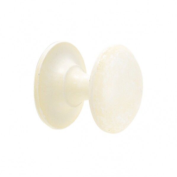 ツマミ 66 25 WAB 古白色 奥行(D)27×ツマミの直径(M)25×台座の直径(S)25mm 620322(264-62322) 1個