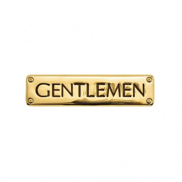 サイン GENTLEMEN SQ 金色 630186(264-63186) 1個