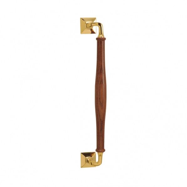 ドアハンドル DH3 WOOD 金色 幅431mm 620848(264-62848) 1個
