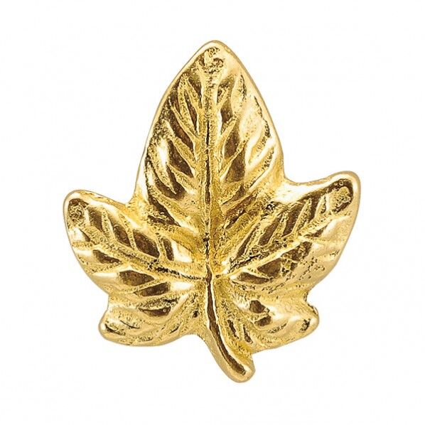 ツマミ メープルリーフ 金色 幅42×高さ50×奥行20mm 620424(264-62424) 1個