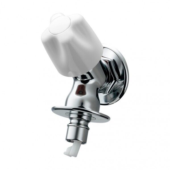 ガオナ 洗濯機用水栓 コンパクト (ワンタッチ接続 ツバ・送り座つき 安心ストッパーつき) 呼13 取付ネジ:PJ1/2 GA-LA003 1ヶ