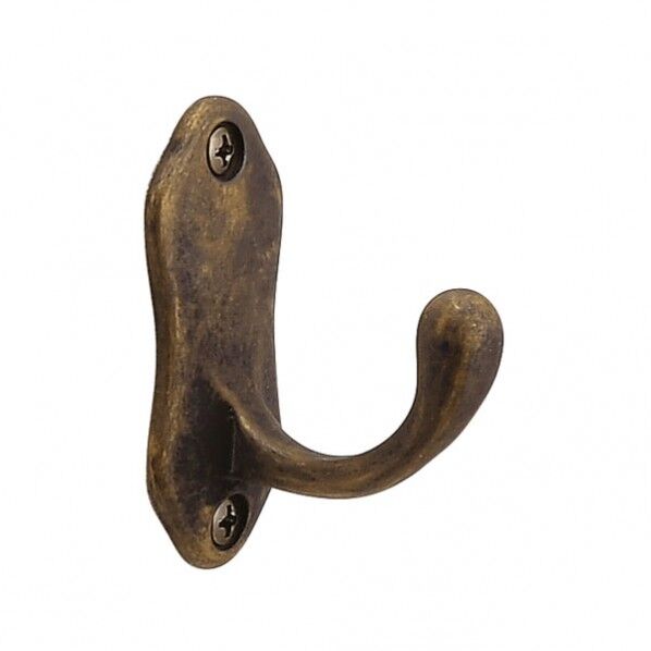 フック 010 AN 古色 幅24×高さ55×奥行42mm 610035(264-61035) 1個