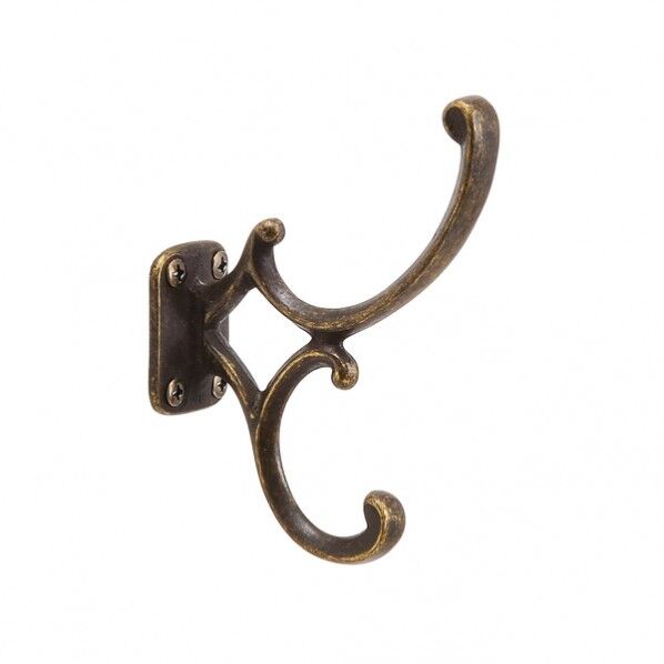 フック コート CL AN 古色 幅27×高さ105×奥行76mm 610040(264-61040) 1個