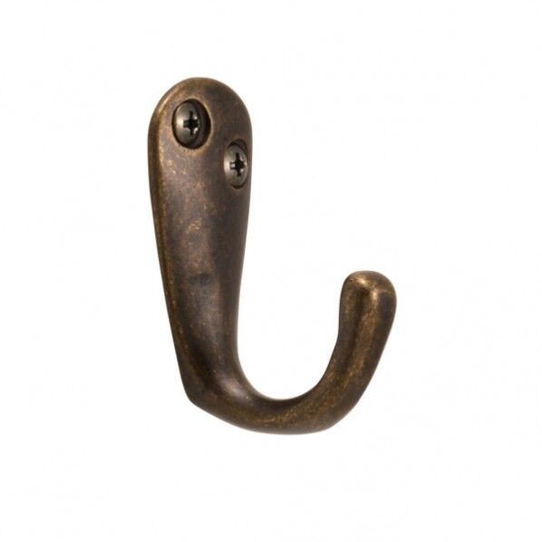 フック シングル ML AN 古色 幅21×高さ50×奥行35mm 610043(264-61043) 1個