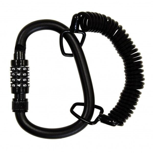 カラビナ錠ワイヤー付き