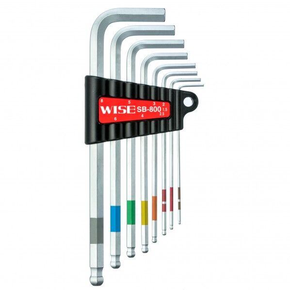 スーパーボールレンチ8本セット(セミロング) SB-800 1セット