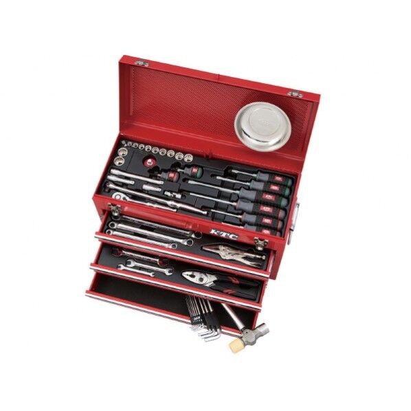 インチサイズ工具セット レッド SK35422BX 1組