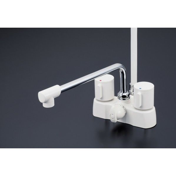 KVK 浴室 KF2008ZG3 寒冷地用 デッキ形2ハンドルシャワー 1個