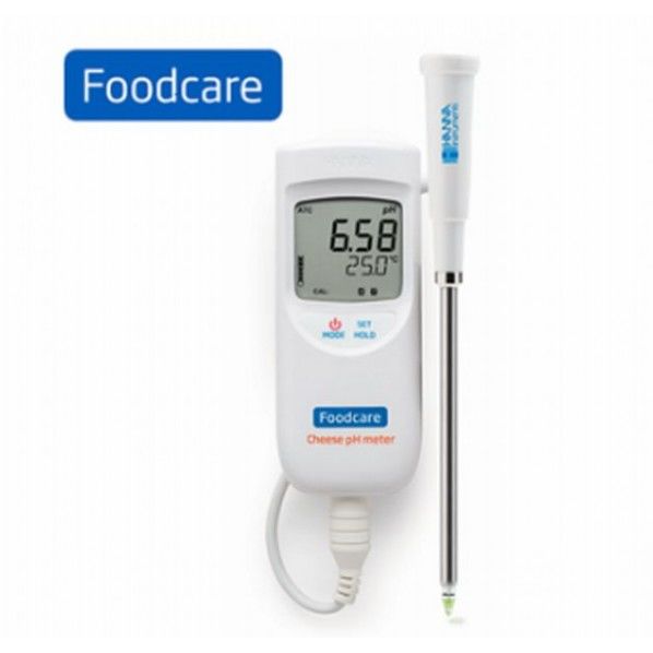 ポータブルpH/ ℃計 (チーズ用)1mケーブル HI 99165D 1台