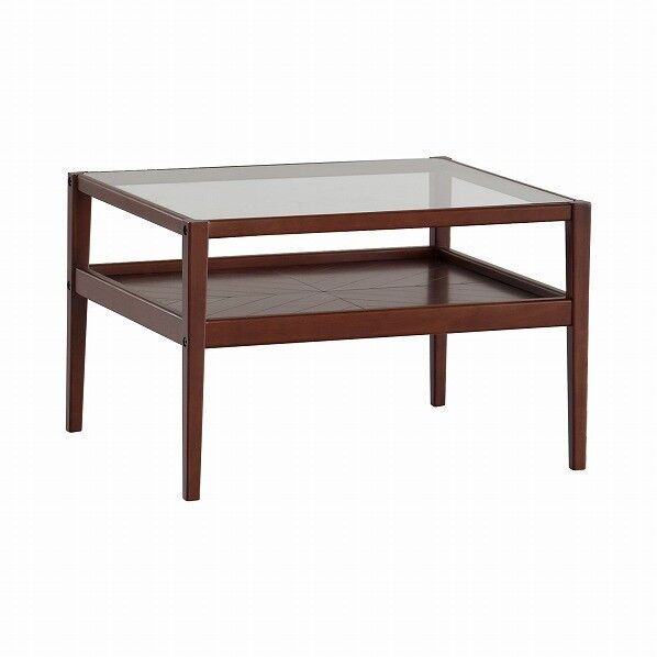 VINTO Glass Table ブラウン 600mm VIT-3494BR 1脚