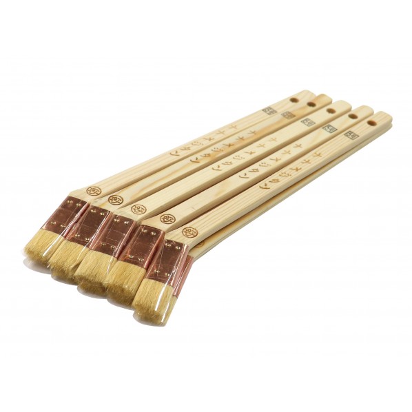 好川産業 白毛 目地刷毛 ナナメジタン 116814 1パック...