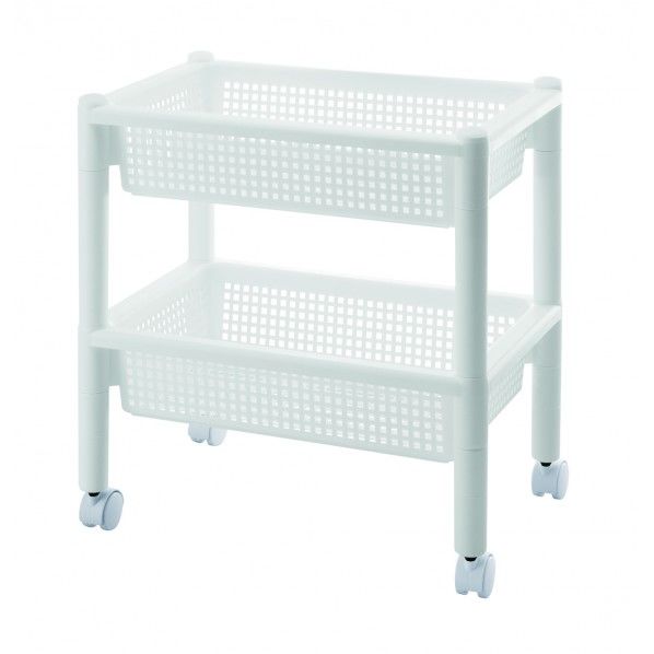 パイプハンガーワゴン 45 W F2456 ホワイト 016511 1台