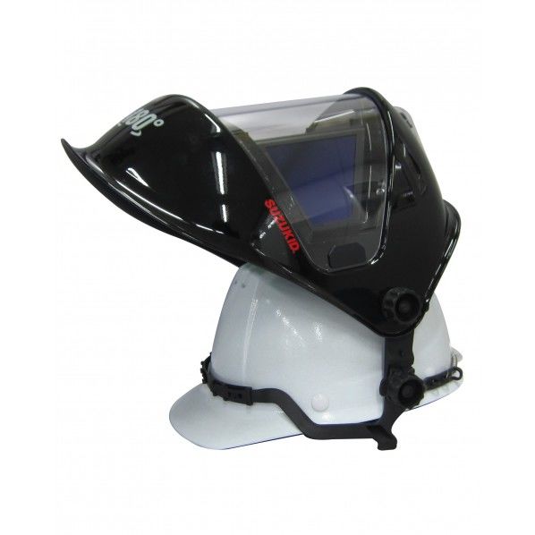 アイボーグ180°ヘルメット取付アダプタ付 ブラック EB-300PWH 1台