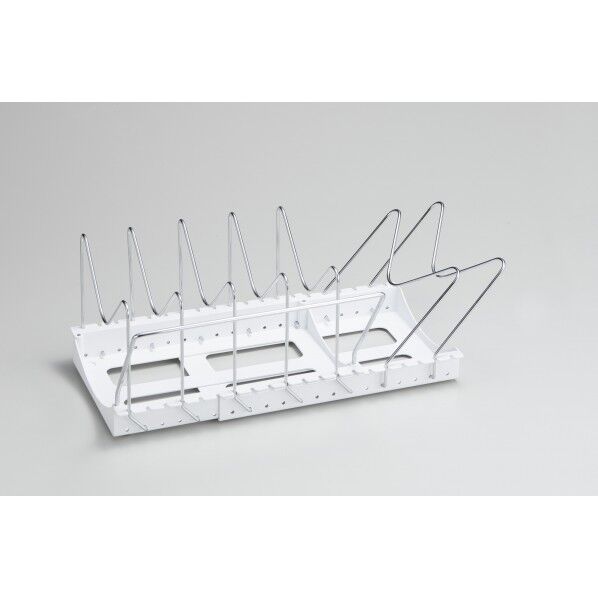 フライパン・鍋・ふたスタンド 2WAY 伸縮タイプ