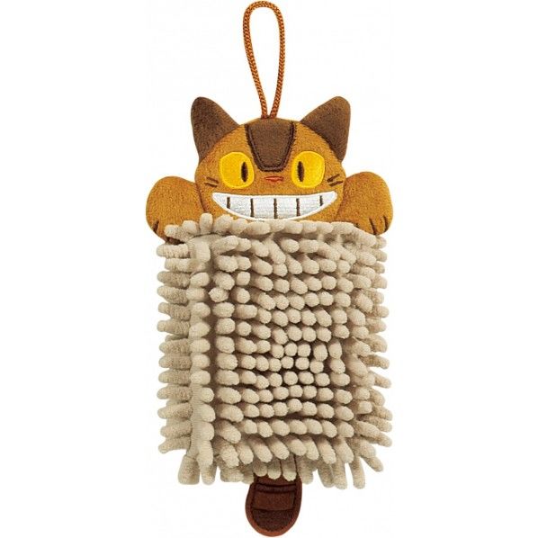 となりのトトロ にこにこネコバス ミニお手ふき ベージュ 11×12cm 1個