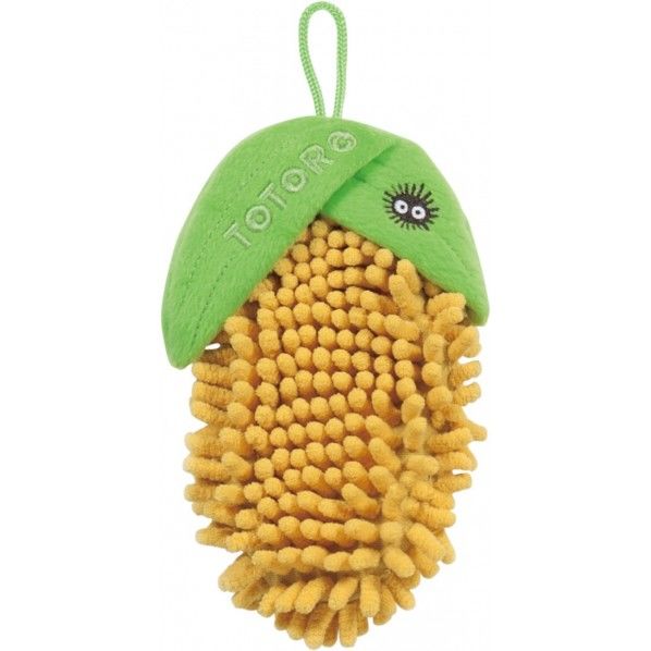 となりのトトロ とうもろこし ミニお手ふき イエロー 11×12cm 1個