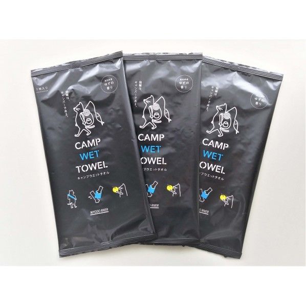 キャンプウエットタオル 1個