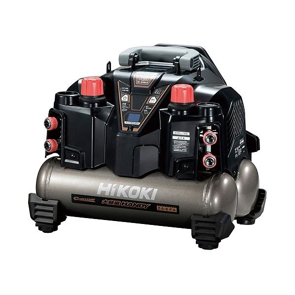 釘打機用エアコンプレッサ タンク容量8L EC1245H3(S)