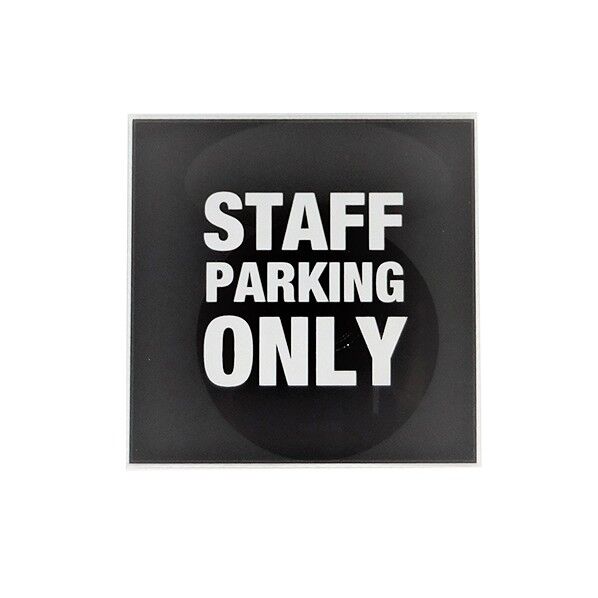 サインプレート スタッフ専用駐車場