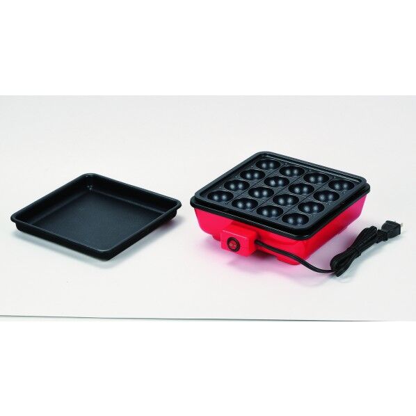 2WAY ホットプレート&たこ焼きプレート 電気式