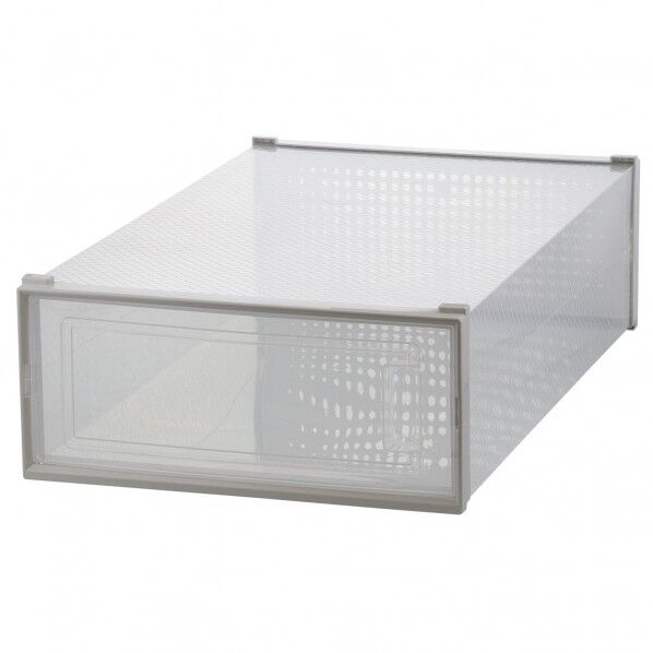 テューア ウォークインクローゼット スタッキングストレージ ロング 足折れ式 ホワイト ND-605 1個