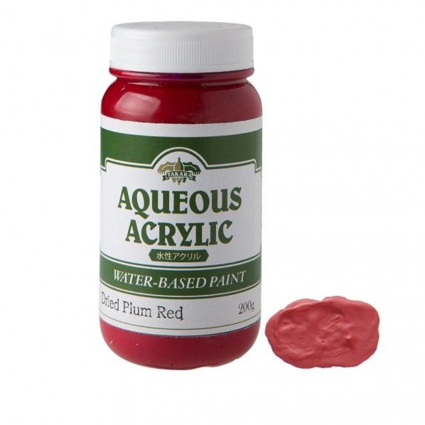 水性アクリル マットカラーオリジナル色 ドライドプラムレッド 200g AEPM_200g_Dried Plum Red 1個