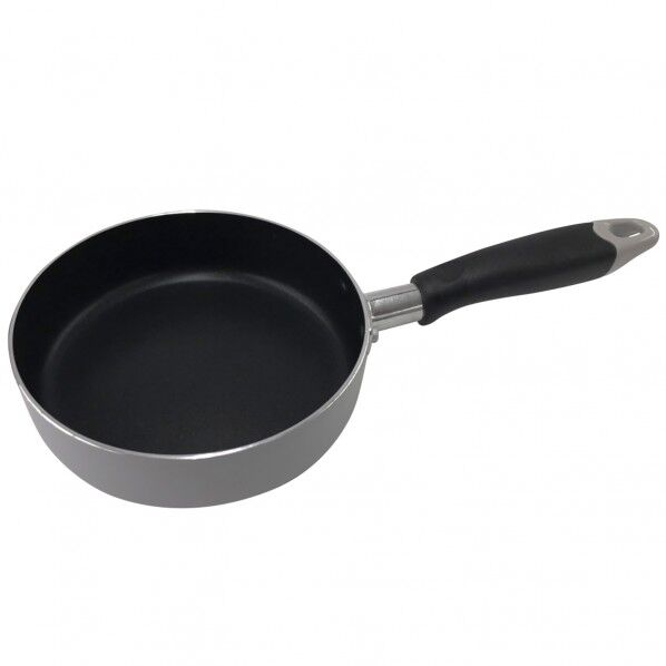 ちびパン ふっ素 フライパンIH グレー 315×160×55mm ND-6236 1個