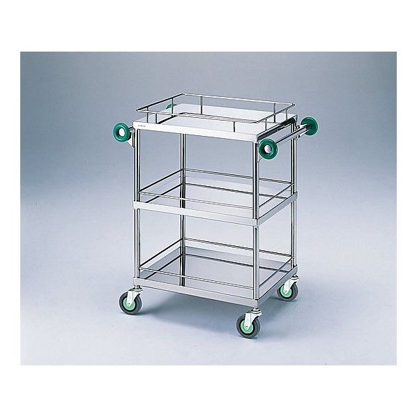とっても静かな回診車(引出無) TSE-900(3段) 900(1090)×600×900mm 0-1621-13 1点