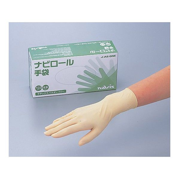 ナビロール手袋 100枚入り L 0-3593-21 1